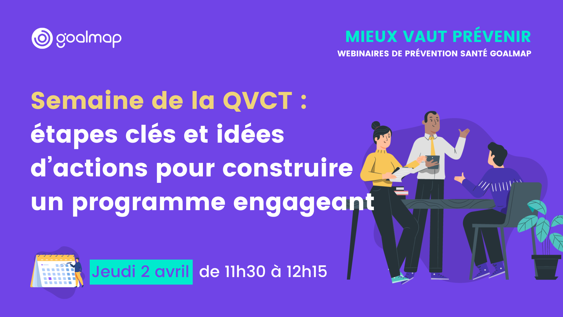 Semaine de la QVCT : étapes clés et idées d'actions pour construire un programme engageant