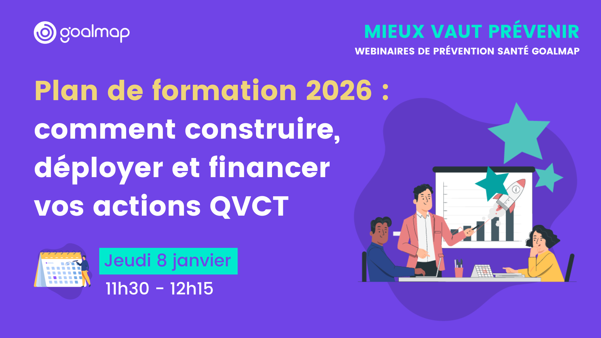 Plan de formation 2026 : construire, déployer et financer vos actions QVCT